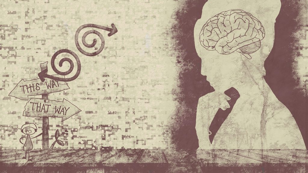 woman, brain, decision