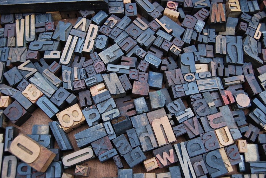 letters, numbers, blocks
